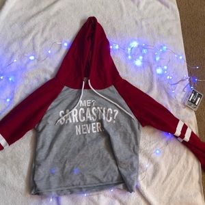 Crop sweatshirt